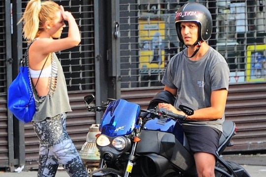 Candice Swanepoel with boyfriend out in New York